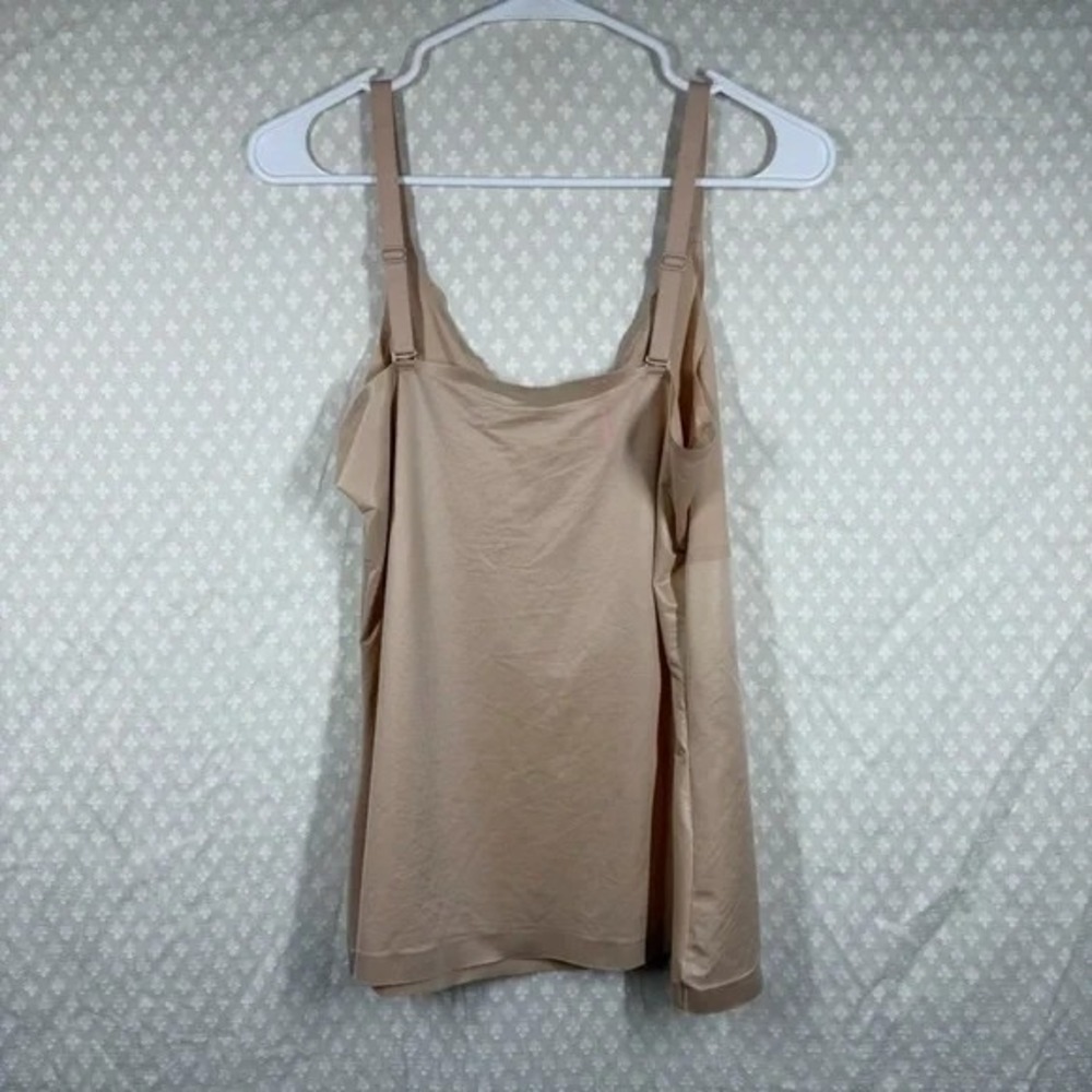 Spanx Women Cami Top Sz 2X Plus Cream Nude Spanxshape Invisible Shapewear - Picture 4 of 4